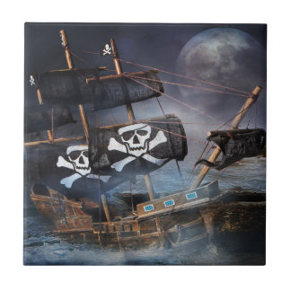 AZULEJO DE CERÁMICA PIRATE GHOST SHIP