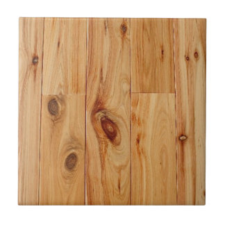 Azulejo De Cerámica Piso de madera ligero nudoso del grano