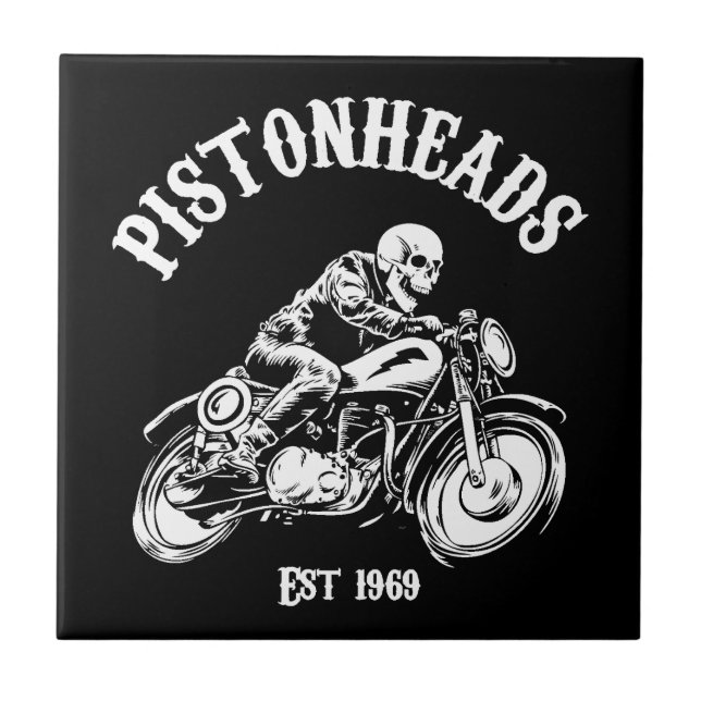 Azulejo De Cerámica PistonHeads (Frente)