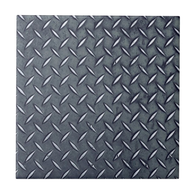 Azulejo De Cerámica Placa de acero de diamante (Frente)