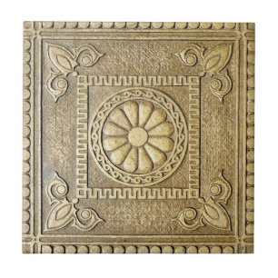 Azulejo De Cerámica Placa de bronce