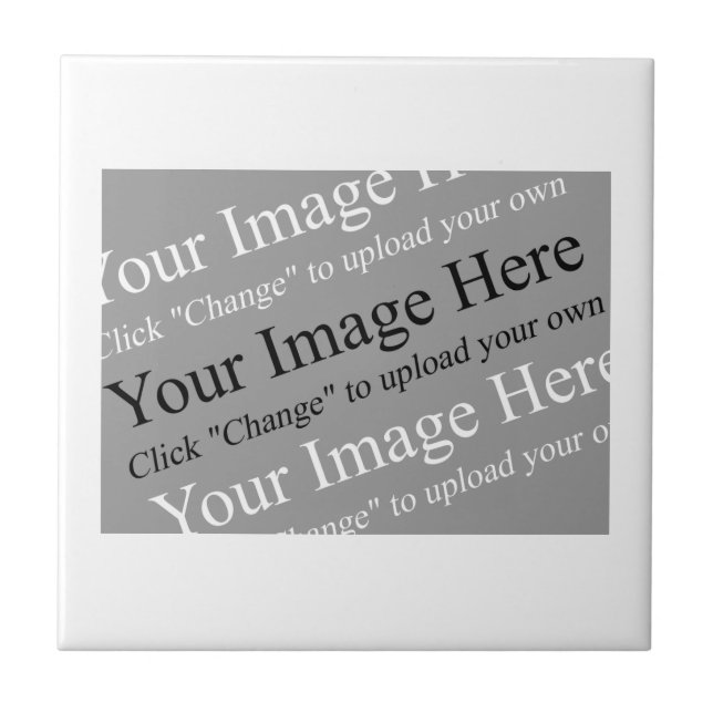 Azulejo De Cerámica Plantilla de mosaico cuadrado (Frente)