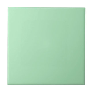 Azulejo De Cerámica Plantilla de Tendencia de Color Cameo Green Mint 2
