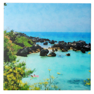 Azulejo De Cerámica Playa en St. George Bermudas