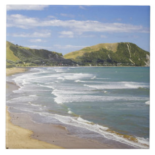 Azulejo De Cerámica Playa Makorori cerca de Gisborne, Eastland, Nueva 