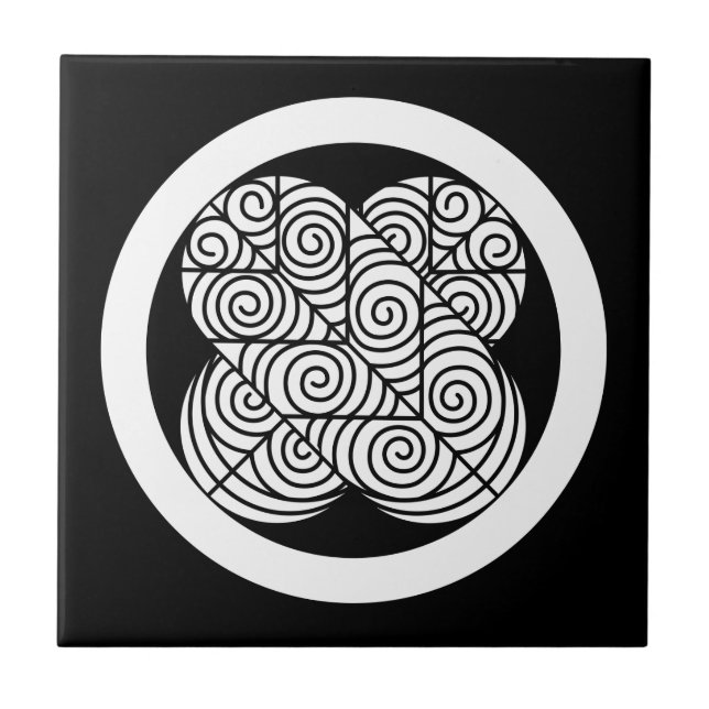 Azulejo De Cerámica plumas de Asano Hawk (Frente)