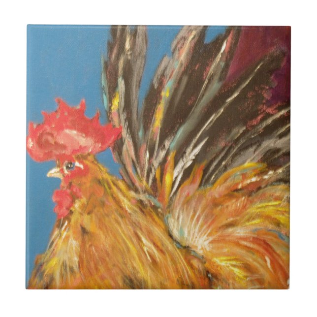 Azulejo De Cerámica pollo (Frente)