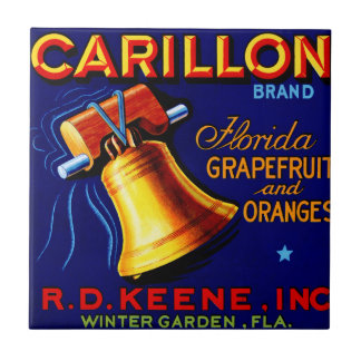 Azulejo De Cerámica Pomelos de la Florida del carillón