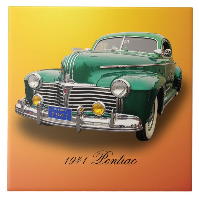 AZULEJO DE CERÁMICA PONTIAC 1941 (Frente)