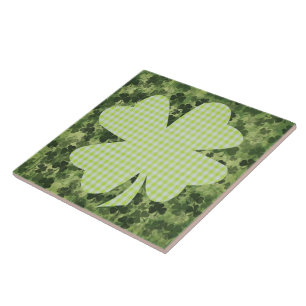 Azulejo De Cerámica Pradera de Shamrock 2