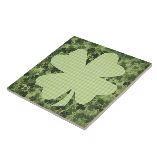 Azulejo De Cerámica Pradera de Shamrock 2 (Lado)