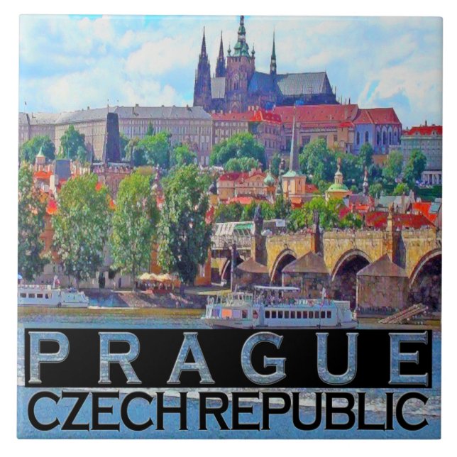 Azulejo De Cerámica Praga (Frente)