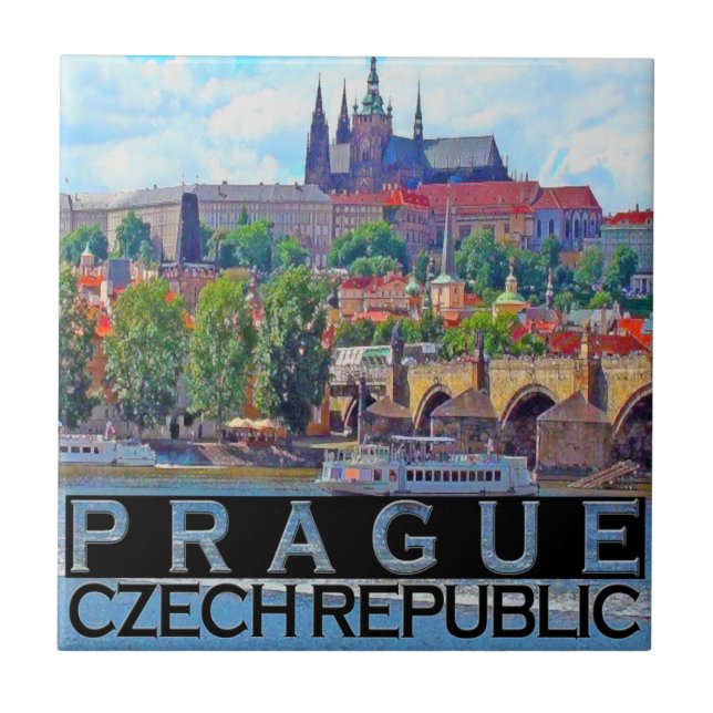 Azulejo De Cerámica Praga (Frente)