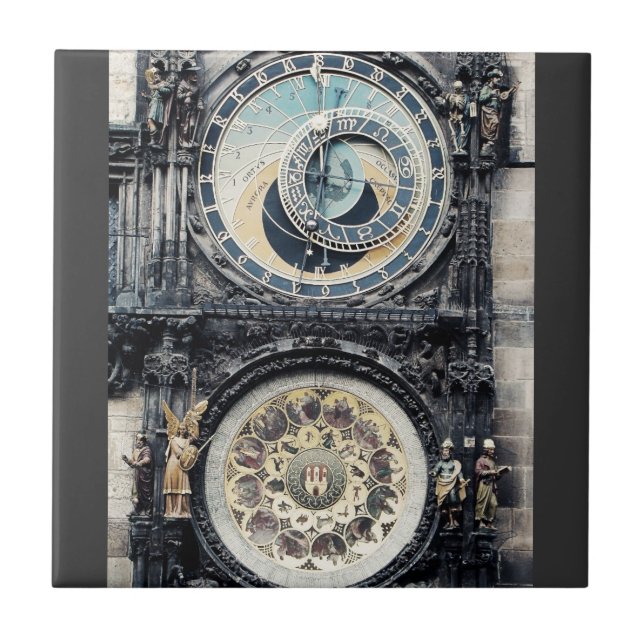 Azulejo De Cerámica Praga Orloj (Frente)