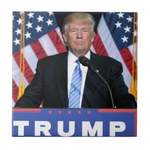 Azulejo De Cerámica Presidente Donald Trump