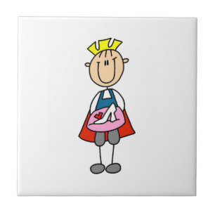 Azulejo De Cerámica Príncipe With Glass Slipper