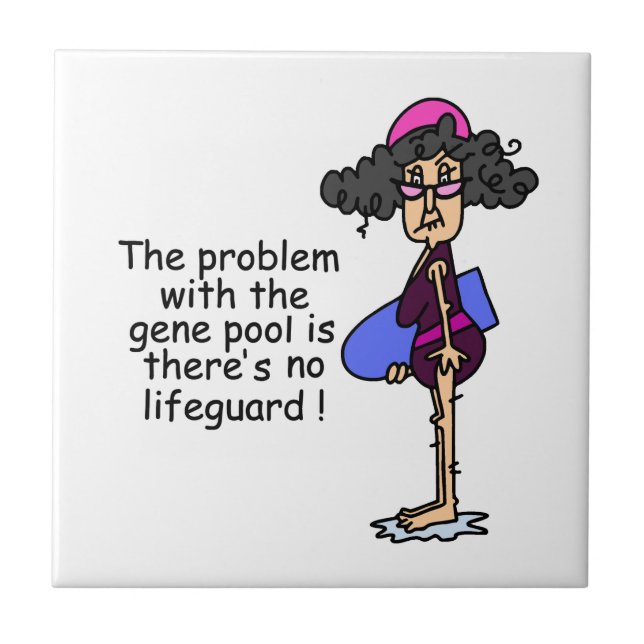 Azulejo De Cerámica Problema con el pool de genes (Frente)