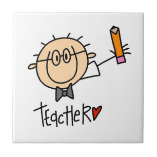 Azulejo De Cerámica Profesor