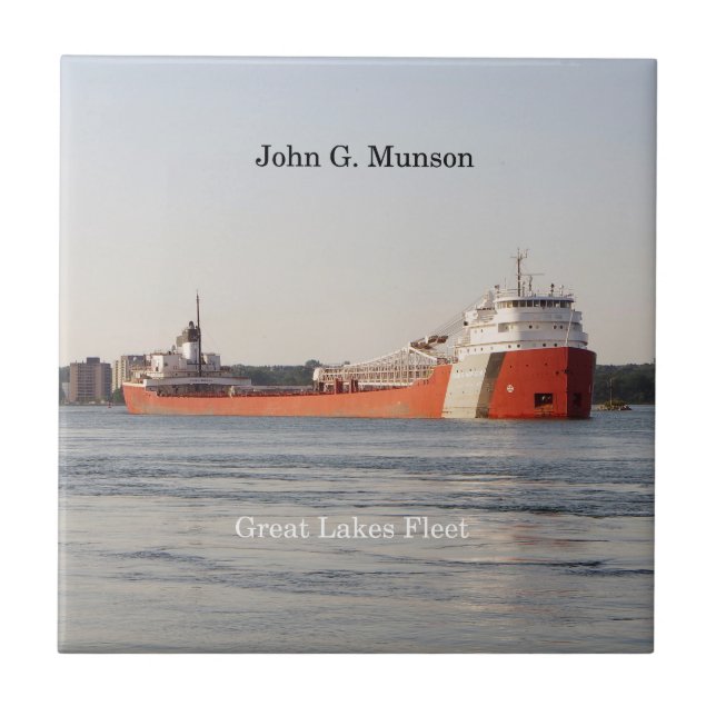 Azulejo De Cerámica Ptil de John G. Munson (Frente)