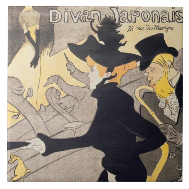 Azulejo De Cerámica Publicidad de poster de Enrique de (Frente)