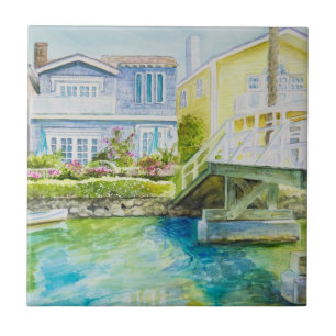 Azulejo De Cerámica Puente de Venecia