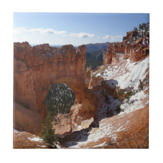 Azulejo De Cerámica Puente natural del cañón de Bryce Foto paisajista 