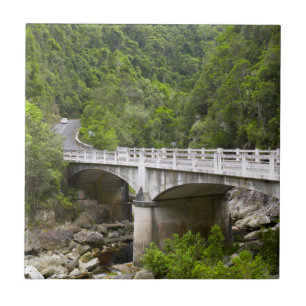 Azulejo De Cerámica Puente sobre arroyo, Parque Nacional Tsitsikamma