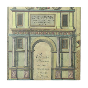 Azulejo De Cerámica Puerta de entrada de iglesia antigua Arquitectura 