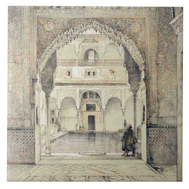 Azulejo De Cerámica Puerta del Pasillo de embajadores, de los (Frente)