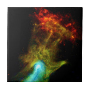 Azulejo De Cerámica Pulsar B1509 - Nebulosa de Rayos X Mano de Dios Fo