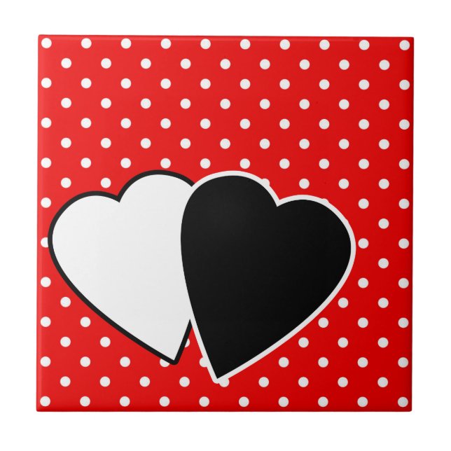 Azulejo De Cerámica Punto polo rojo (Frente)