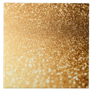 Azulejo De Cerámica Purpurina de moda de lujo del oro del amarillo