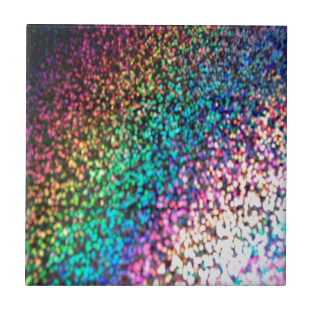 Azulejo De Cerámica Purpurina Y Parkles (Frente)