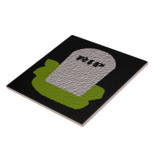 Azulejo De Cerámica QEPD Tombstone Tile