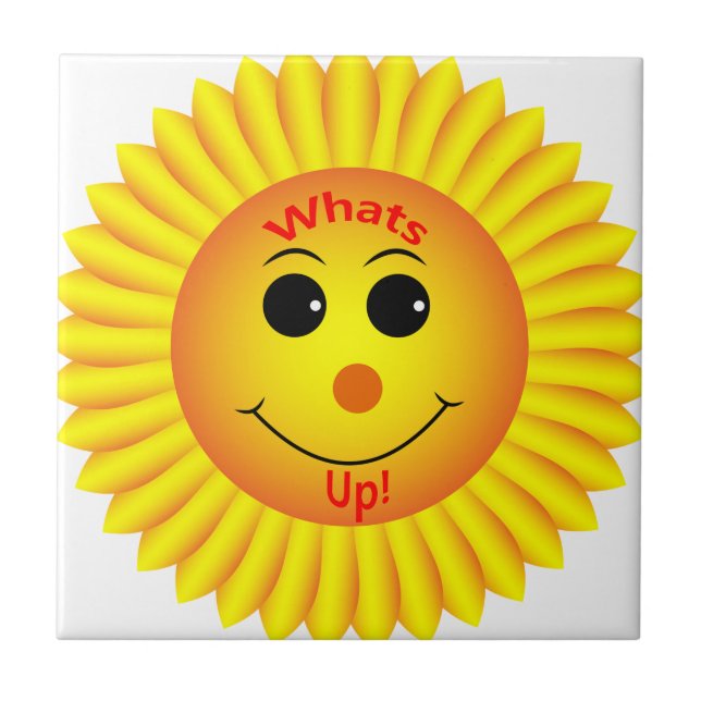 Azulejo De Cerámica ¡Qué pasa! (Frente)