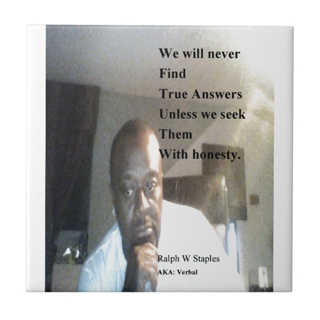 Azulejo De Cerámica Ralph Wisden Staples (Frente)