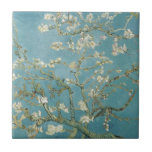 Azulejo De Cerámica Ramas de Vincent van Gogh del árbol de almendra<br><div class="desc">Ramas de Vincent van Gogh del árbol de almendra --Los flores de la almendra fueron pintados en 1890 en honor de un acontecimiento especial en la vida de Vincent. El 31 de enero, el hermano Theo de Vincent y su esposa Juana tenían un hijo, y lo nombraron Vincent Willem. Vincent...</div>