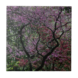 Azulejo De Cerámica Ramas y flores