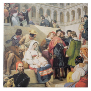 Azulejo De Cerámica Raphael en el Vatican, 1832 (aceite en lona)