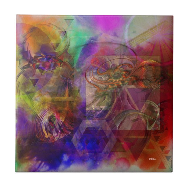 Azulejo De Cerámica Rapsodia bohemia (Frente)