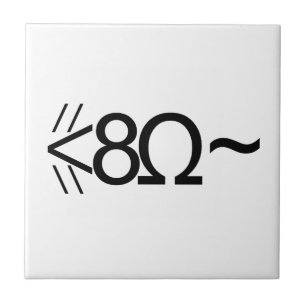 Azulejo De Cerámica Ratón ASCII