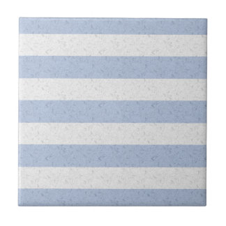 Azulejo De Cerámica Rayas azules y blancas pasteles