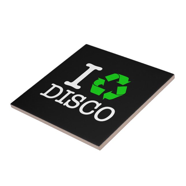 Azulejo De Cerámica Reciclar Disco (Lado)