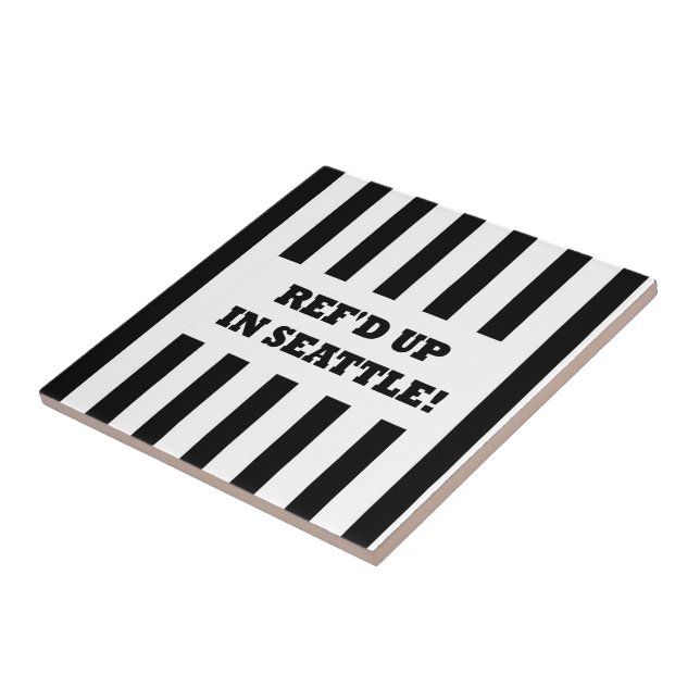 Azulejo De Cerámica Refd en Seattle con árbitros de reemplazo (Lado)