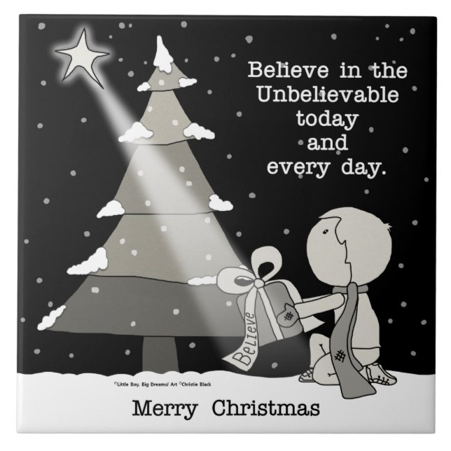 Azulejo De Cerámica Regalo Regalo-Feliz Navidad (Frente)