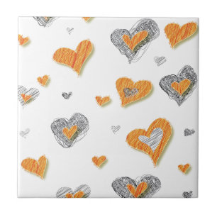 Azulejo De Cerámica Regalos de diseño de estribillo de corazón de nara