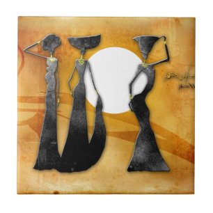 Azulejo De Cerámica Regalos retros 28 del estilo del vintage de Áfric