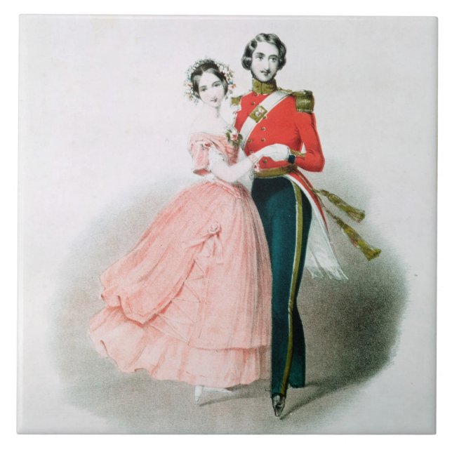 Azulejo De Cerámica Reina Victoria (Frente)