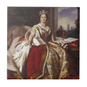 Azulejo De Cerámica Reina Victoria: Coronación