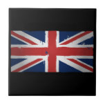 Azulejo De Cerámica Reino Unido<br><div class="desc">Bandera de graffiti del Reino Unido Urbano con salpicaduras de pintura.</div>